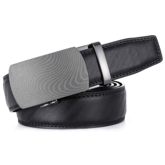 Obsidian Winding Leather Ratchet Belt